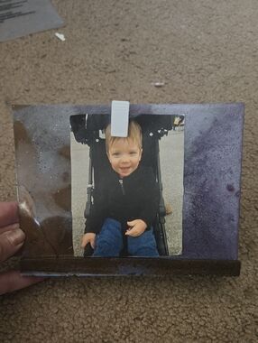 Handmade Resin Picture Frame | Custom Photo Holder | Unique Decor Gift